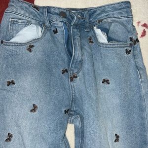 Love fire baggy jeans